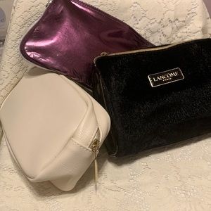 NWOT Lancôme makeup/organizer bags Trio